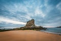 Camello Beach in Santander, Cantabria, Spain Royalty Free Stock Photo
